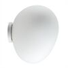 Foscarini Wandleuchte GREGG MEDIA SEMI E27 Glas weiß/Sockel
