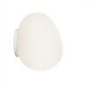 Foscarini Wand/Deckenleuchte GREGG MIDI E14 Glas weiß/Halter