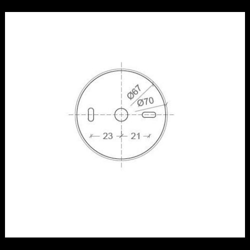 DLS Pendelleuchte LILLI 1x7W LED33°3000K 730Lm Phasdim