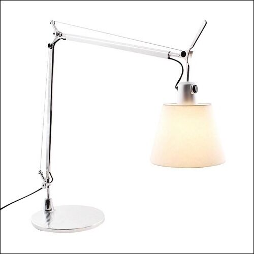 Artemide Tisch TOLOMEO BASCULANTE Body Fuß-Alu/Schirm 18cm