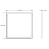 DEKO-Light Einlegerasterleuchte, LED Panel PRO, 35V DC, 4000K