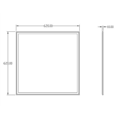 DEKO-Light Einlegerasterleuchte, LED Panel PRO, 35V DC, 4000K