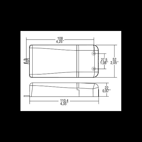 TCI DRIVER UNI Dali 2,5-20W 250-700mA 110x52x22mm