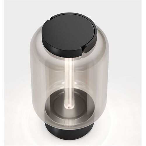 IP44.de Akkuleuchte -QU- LED 2W 2700K, Glas Amber, Body