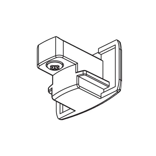 NORDIC*ALUMINIUM 1~Endkappe 30x20x 3 mm, Kunsstoff