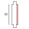 NORDIC*ALUMINIUM 1~ Mitteleinspeiser Schutzleiter Rechts 30x20 80mm