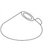 Artemide Ersatzteile Kopfabdekung für Nestore Tavolo Kunststoff