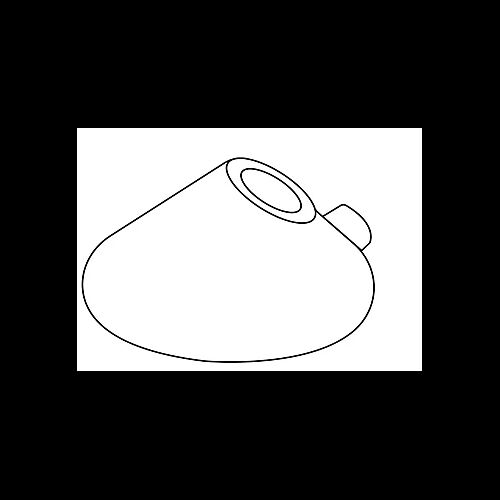 Artemide Ersatzteile Kopfabdekung für Nestore Tavolo Kunststoff