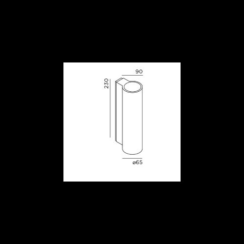 IP44.de Außen Wandleuchte scap 16 W/906 lm