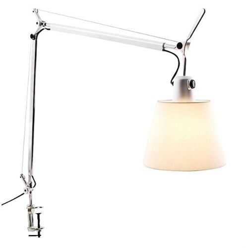Artemide Klemm TOLOMEO BASCULANTE Body/Fuß-Alu/Schirm 18cm