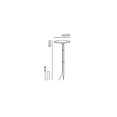 IP44.de pad connect Erdspießleuchte 6W/553Lm 2700K