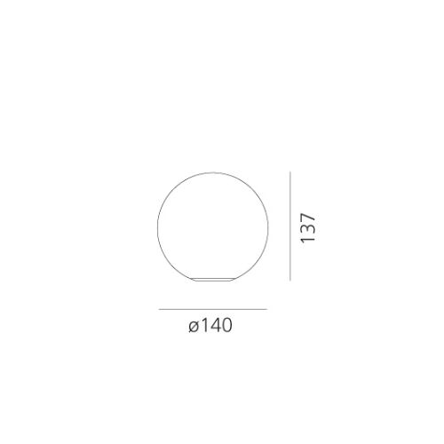 Artemide Tischleuchte DIOSCURI 14 TABLE Fassung E14