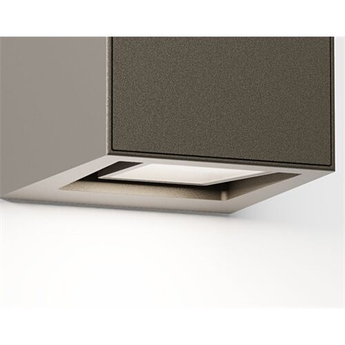 IP44.de Außen Wandleuchte gap Q 12W/350 lm dimmbar