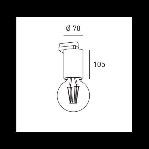 DLS 3-Phasen Stromschienenstrahler SOHO P3 E27 ohne LM