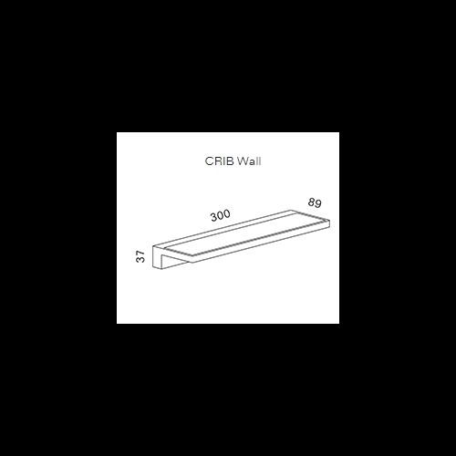 SERIEN Wandleuchte CRIB M LED 12W/1350lm dim.