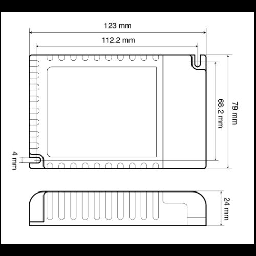 illuburg DRIVER UNI ST-60M-DALI2 350…1050mA 60W
