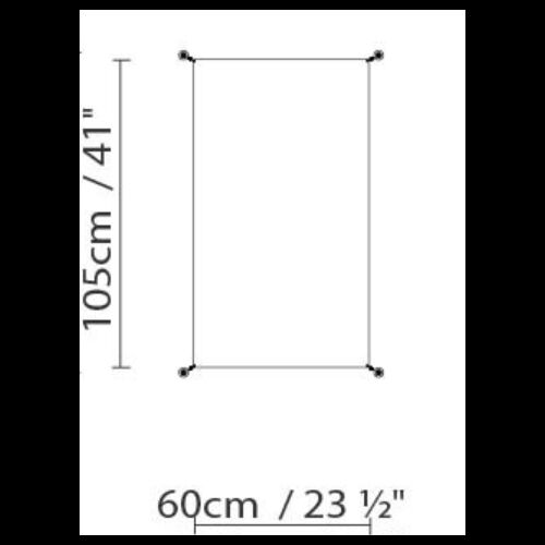 B.LUX Leuchte-VEROCA 4-LED 16W 2700K Dimb,Chrom/Segel