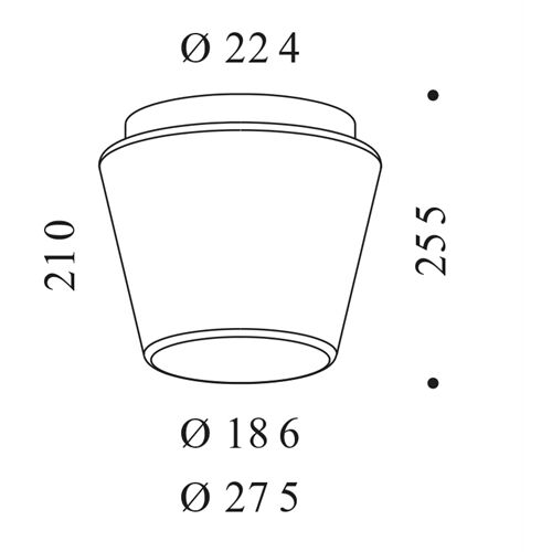 SERIEN Deckenleuchte ANNEX Ceiling L LED 34W/3850Lm