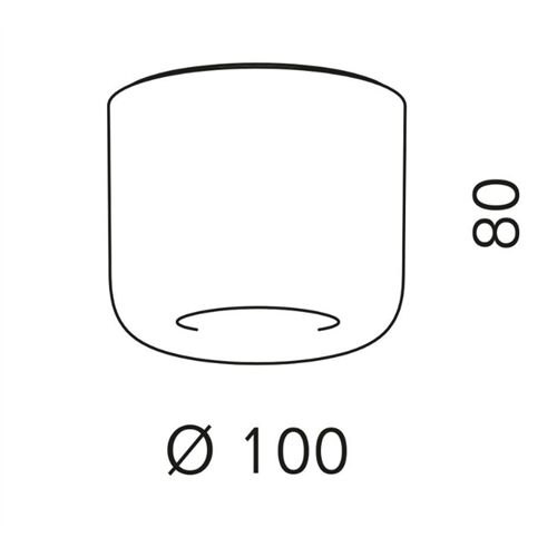 SERIEN Deckenleuchte CAVITY Ceiling S LED 12W/1220lm dim.