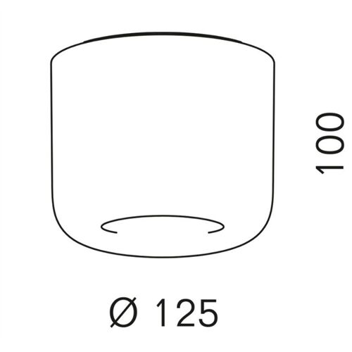 SERIEN Deckenleuchte CAVITY Ceiling L LED 20W/2070lm dim.