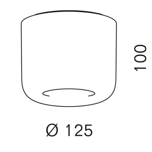 SERIEN Deckenleuchte CAVITY Ceiling L LED 20W/2070lm dim.