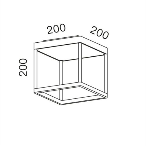 SERIEN Deckenleuchte REFLEX S 200 Reflektor 33W/3910lm