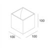 DLS Wandleuchte ROY G9 230V Up/Down 10x10x10cm
