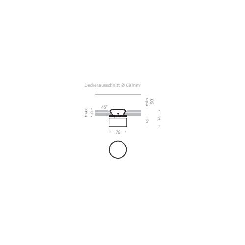 Mawa Wittenberg 4.0 rund,wi4-eb-1r-kr-9016 2700K 38°