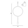 Northern Lighting CIRCLE Pendelleuchte E14 dimmbar