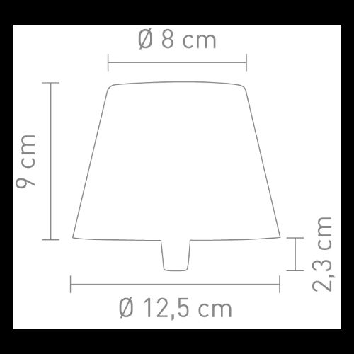 Sompex TOP 2.0 RGBW-Akku-Flaschleuchte 1,3W LED dim. IP44