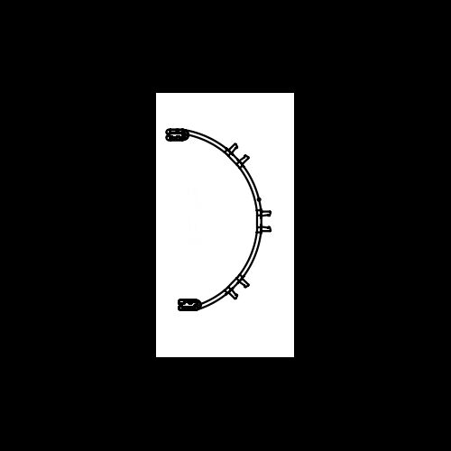 Foscarini ErsatzBügel Caboche Piccola,Halter 3 Kugeln 10x5cm