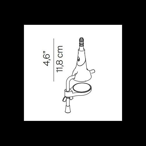 Luceplan Universal Halter Wand/Tisch Fortebraccio