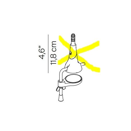 Luceplan Klemme Für Universal Halter Fortebraccio