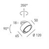 DLS Anbaustrahler CLIPPO OPTIC 35° 10W dim2warm 1240Lm
