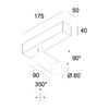 DLS SATURNO 1 xLED 9,3W 32° 2700K 860Lm phasedim