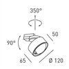 DLS 3~Strahler CLIPPO OPTIC 35° 10W dim2warm 1240Lm