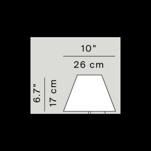 Luceplan Schirm für COSTANZINA Kunststoff H=170 D=260mm