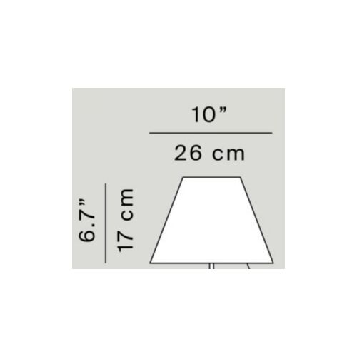 Luceplan Schirm für COSTANZINA Kunststoff H=170 D=260mm
