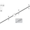 2~TRACK 240V Deckenbefestigung 2~Schiene H=15mm D=12mm