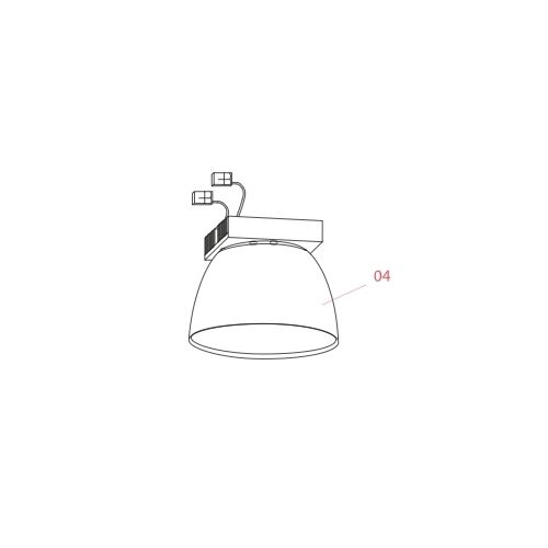 FLOS Ersatzteile LED Reflektoreinsatz AIM SMALL 2700K /Opaldiffusor