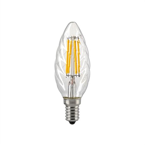 SIGOR 4,5W FILAMENT GEDREHTE KERZE E14 2700K 470lm dim