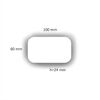 MOUNTME® Three - Rechteck 1 x 100 W TRIAC dimmer, Bluetooth