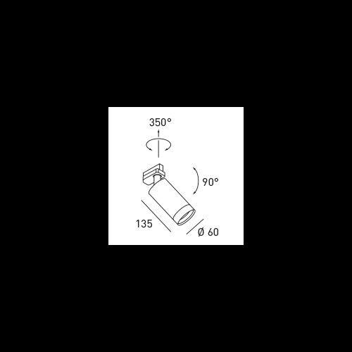DLS 3~REED Strahler 3-Phasen-Univ.adapter Fassung GU10