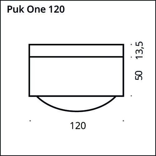 Top Light Puk! 120 ONE AVANTGARDE LED 1x10W 831Lm 2700K