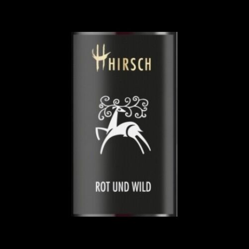 HIRSCH.wine Rot und Wild trocken QbA 0,75l 13%Vol