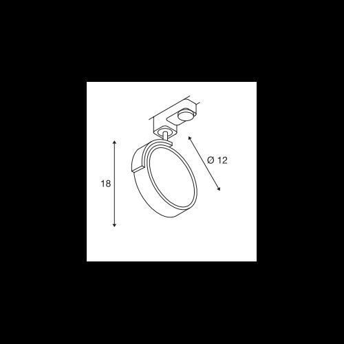 SLV 3~Stromschienenstrahler KALU TRACK QPAR111 GU10