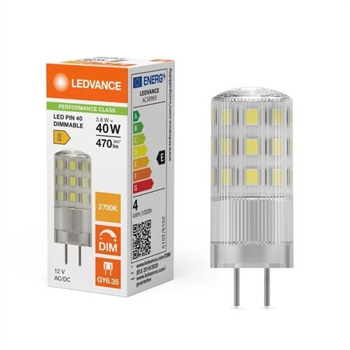 LEDVANCE 3,8W LED PIN 40 827 470Lm GY6,35 DIM D=17 L=46mm