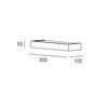 DLS Wandleuchte BRICK 30 LED 2700K 2160Lm PhasDimb.