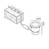 IP44.de Bodeneinbauleuchte -IN A- 8W/539lm 2700K Asym.IP67