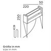 IP44.de Strahler -slat spike- connect 8W 280lm 2700K IP65